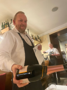 Head sommelier imre Uussaar